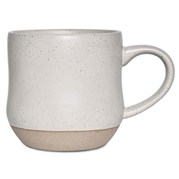 Bosmarlin 17 Oz Large Speckled Coffee Mug - Microwave Safe, Stylish Ceramic Design