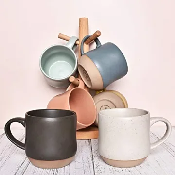 Bosmarlin 17 Oz Speckled Coffee Mug - Stylish & Durable