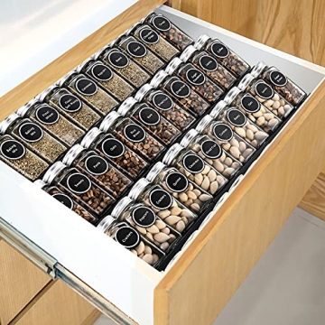 Mulush Metal Spice Rack Tray for Kitchen Organization