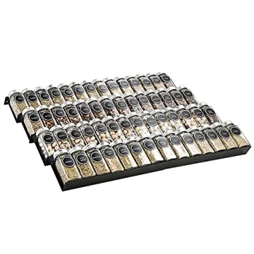 Mulush Metal Spice Rack Tray for Kitchen Organization