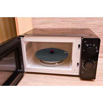 HOGOWARE Set of 5 Premium Silicone Lids for Bowls and Food Covers - 6, 8, 10, 12, 13.5" – Dark Gray Suction Lid - Reusable - Microwave Airtight Seal Lid Covers for Pots, Pans, Bowls, Cups, Skillets