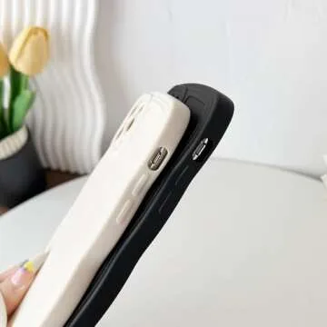 Stylish iPhone 11 Pro Max Case with Curly Wave Frame