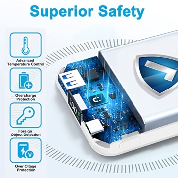 AOGUERBE Magnetic Wireless Portable Charger for iPhone 16