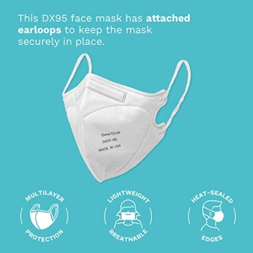 Demetech DX95 Kids Face Masks - N95 Protection Made in USA