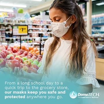 Demetech DX95 Kids Face Masks - N95 Protection Made in USA