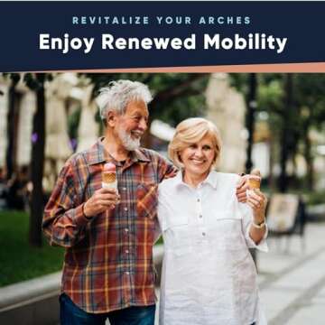 Copper Compression Copper Arch Support - 2 Plantar Fasciitis Braces/Sleeves. Foot Care, Heel Spurs, ...