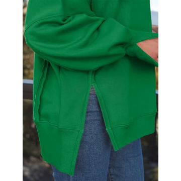 Trendy Queen Oversized Crewneck Sweatshirt for Women and Teens