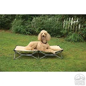Carlson Pet Products Large Portable Pup Travel Pet Bed, Tan