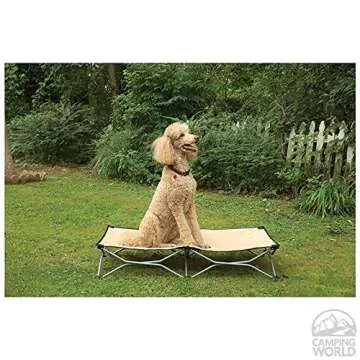 Carlson Pet Products Large Portable Pup Travel Pet Bed, Tan