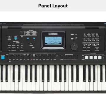 Yamaha 61-Key Touch-Sensitive Portable Keyboard