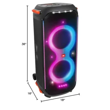 JBL PartyBox 710 - Party Speaker with Powerful Sound, Built-in Lights and Extra deep bass (Renewed)