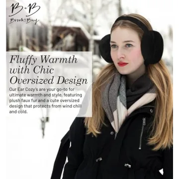 Brook + Bay Stylish & Cozy Foldable Ear Muffs for Winter