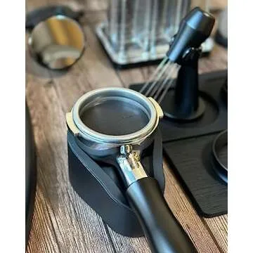 Normcore 58.5mm Ultra-Slim 0.2 mm Puck Screen - Lower Shower Screen - Metal Coffee Reusable Filter for 58mm Portafilter - 200-micron Laser etched - 316 Stainless Steel with Titanium PVD Coating