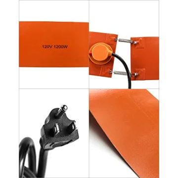 QWORK Drum Heater for 55 Gallon Metal Drums with Thermostat