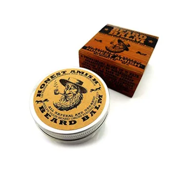 Honest Amish Beard Balm for Nourished Beards - 2oz Tin