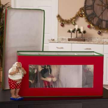 Holiday Vision Storage Box for Collectibles - 8 Compartments