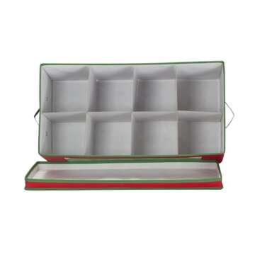 Holiday Vision Storage Box for Collectibles - 8 Compartments