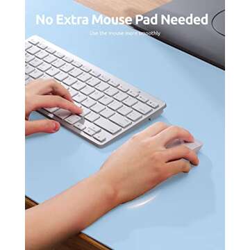YSAGi Leather Desk Protector - Durable Office Mat for All