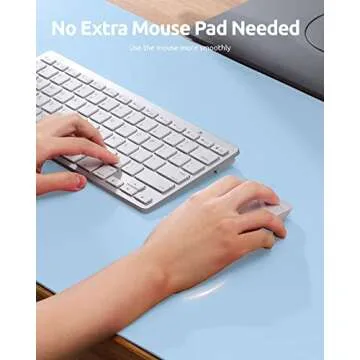 YSAGi Leather Desk Protector - Durable Office Mat for All