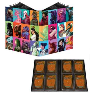 Ultra PRO - Magic: The Gathering Commander Masters 4-Pocket PRO-Binder with Exclusive Pop Art Collag...