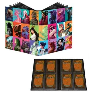 Ultra PRO - Magic: The Gathering Commander Masters 4-Pocket PRO-Binder with Exclusive Pop Art Collag...