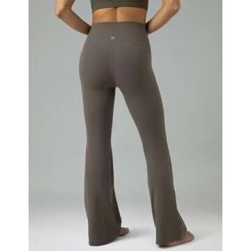 Colorfulkoala Women's Dreamlux Workout Flare Leggings - High Waisted Bootcut Yoga Pants (29.5" Insea...