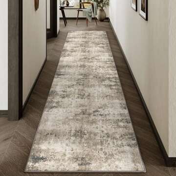 Stylish HUGEAR 2x8 Non-Slip Runner Rug for Indoor Use