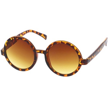 ZeroUV Round Retro Sunglasses for Women UV400 Protection
