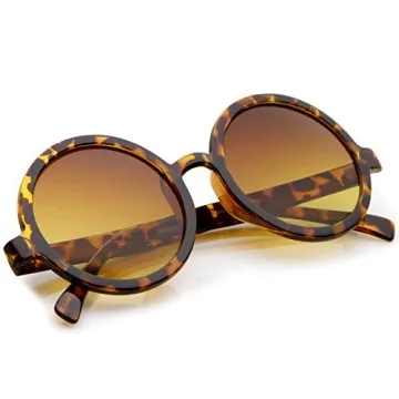 ZeroUV Round Retro Sunglasses for Women UV400 Protection