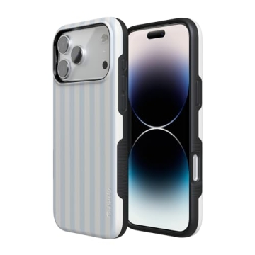 Casely iPhone 17 Pro Case | Blue Stripes | Bold & Slim Protection