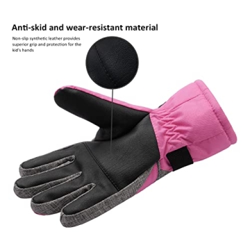 WALSKING Kids Winter Snow&Ski Gloves for All Ages