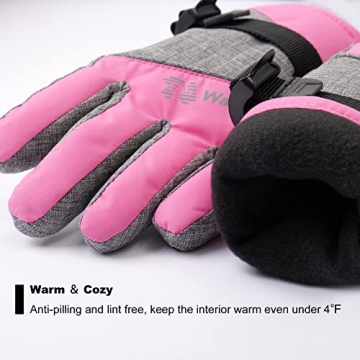 WALSKING Kids Winter Snow&Ski Gloves for All Ages