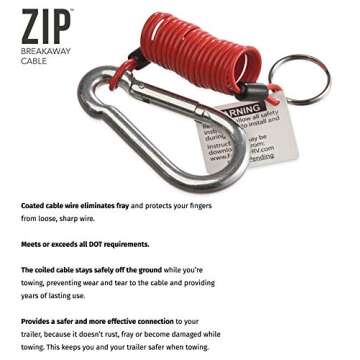 Fastway Zip Breakaway Cable - Safe Towing Connection