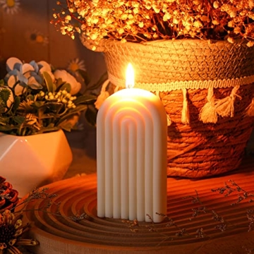 Elegant Arch Shaped Geometric Scented Candle for Home Decor