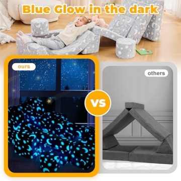 IFNOW 14pcs Kids Play Couch - Modular Fun for Toddlers