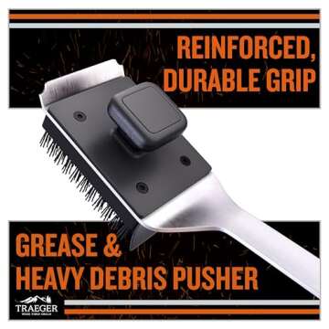 Traeger Grills BBQ Cleaning Brush - Durable Grill Tool