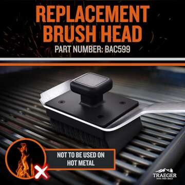 Traeger Grills BBQ Cleaning Brush - Durable Grill Tool
