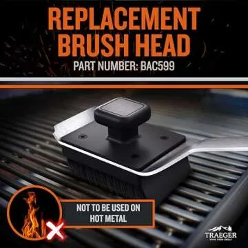 Traeger Grills BBQ Cleaning Brush - Durable Grill Tool