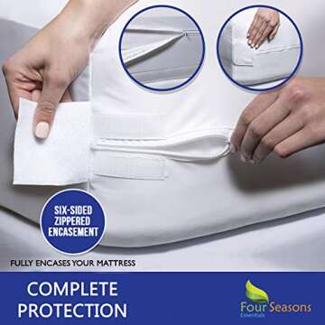 Four Seasons Essentials Queen Waterproof Mattress Protector