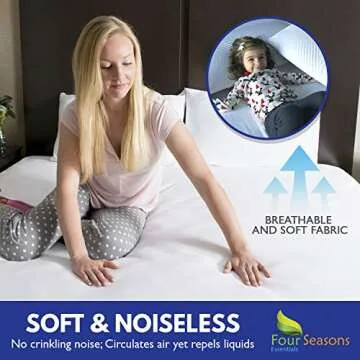 Four Seasons Essentials Queen Waterproof Mattress Protector
