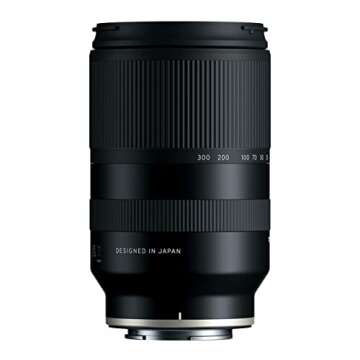 Tamron 18-300mm F/3.5-6.3 Di III-A VC VXD Lens for Sony E APS-C Mirrorless Cameras (Black)