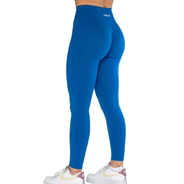 Seamless Scrunch Legging Women Yoga Pants 7/8 Tummy Control Workout Running for Fitness Sport Active...
