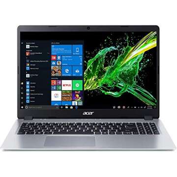 Acer 2020 Aspire 5 Slim Laptop 15.6 FHD IPS Display, AMD Ryzen 3 3200u (up to 3.5GHz), Vega 3 Graphi...
