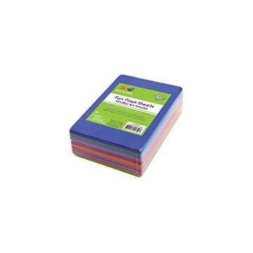 Multicraft Imports GC044B 1.5mm Foam Sheets 30-Piece Pack
