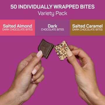 AWAKE Caffeinated Chocolate Bites - Dark Chocolate Variety Pack