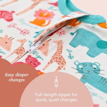 Zipadee-Zip Baby Swaddling Blanket for Safe Sleep - 6-12 Months