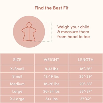 Zipadee-Zip Baby Swaddling Blanket for Safe Sleep - 6-12 Months