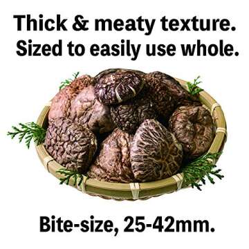 Japanese Dried Shiitake DONKO, 25-42mm, 70g