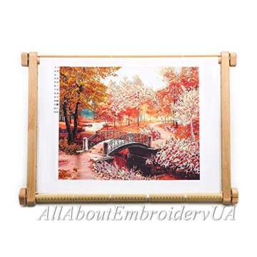Organic Beech Needlepoint Frame | Embroidery & Cross Stitch Tool