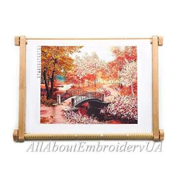 Organic Beech Needlepoint Frame | Embroidery & Cross Stitch Tool